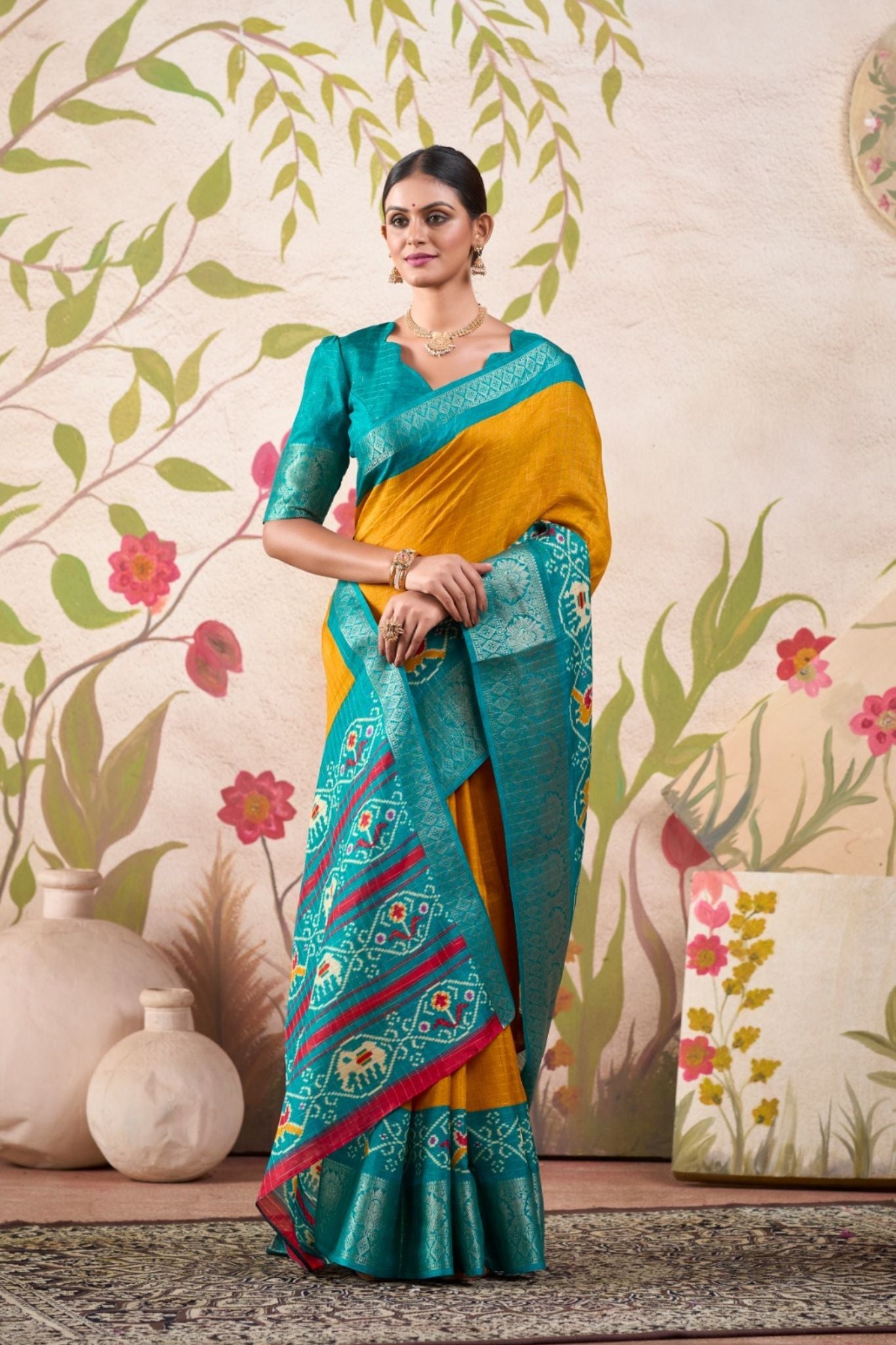 Patola Printed Weaving Work Saree