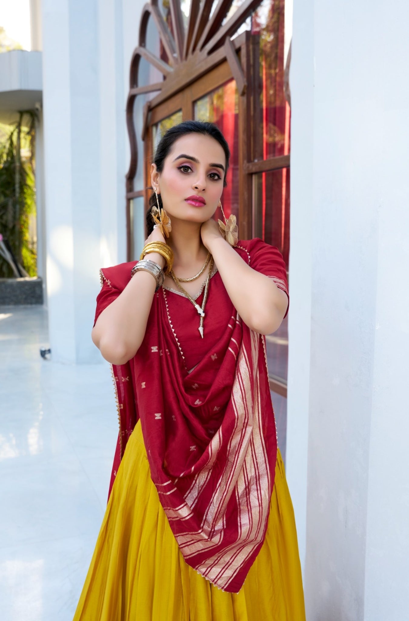 Beautiful Pure Chanderi Stunning Lehenga Choli