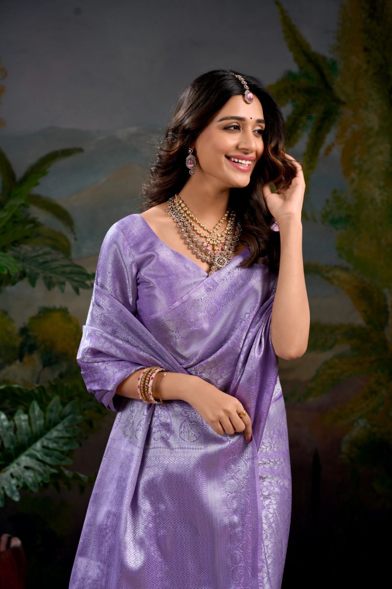 Kanjivaram Zari Weaving Work Saree