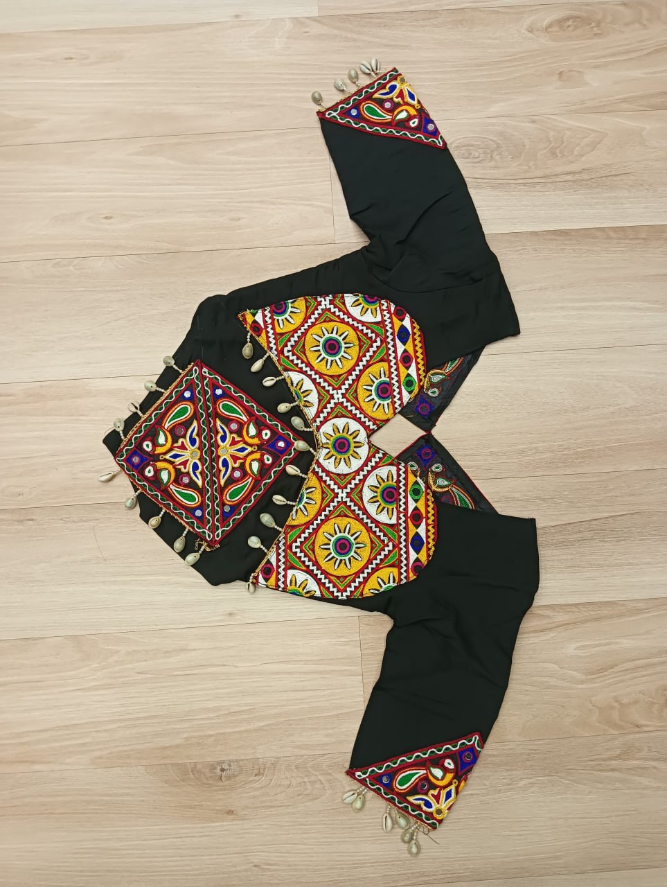 Vibrant Multi Kutchi Mirror Work Lehenga Choli for Navratri