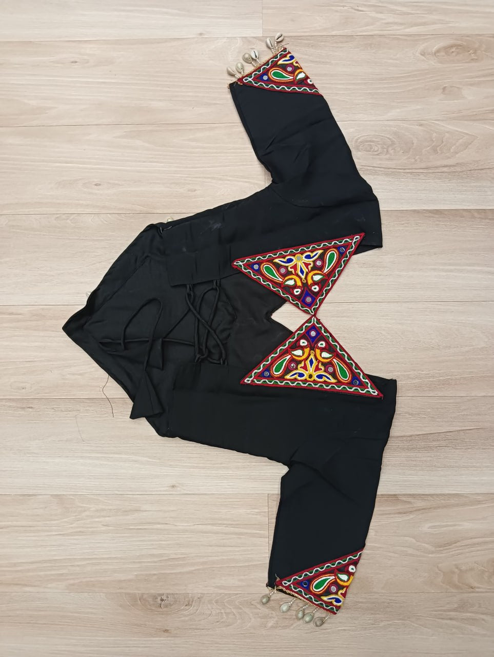 Vibrant Multi Kutchi Mirror Work Lehenga Choli for Navratri