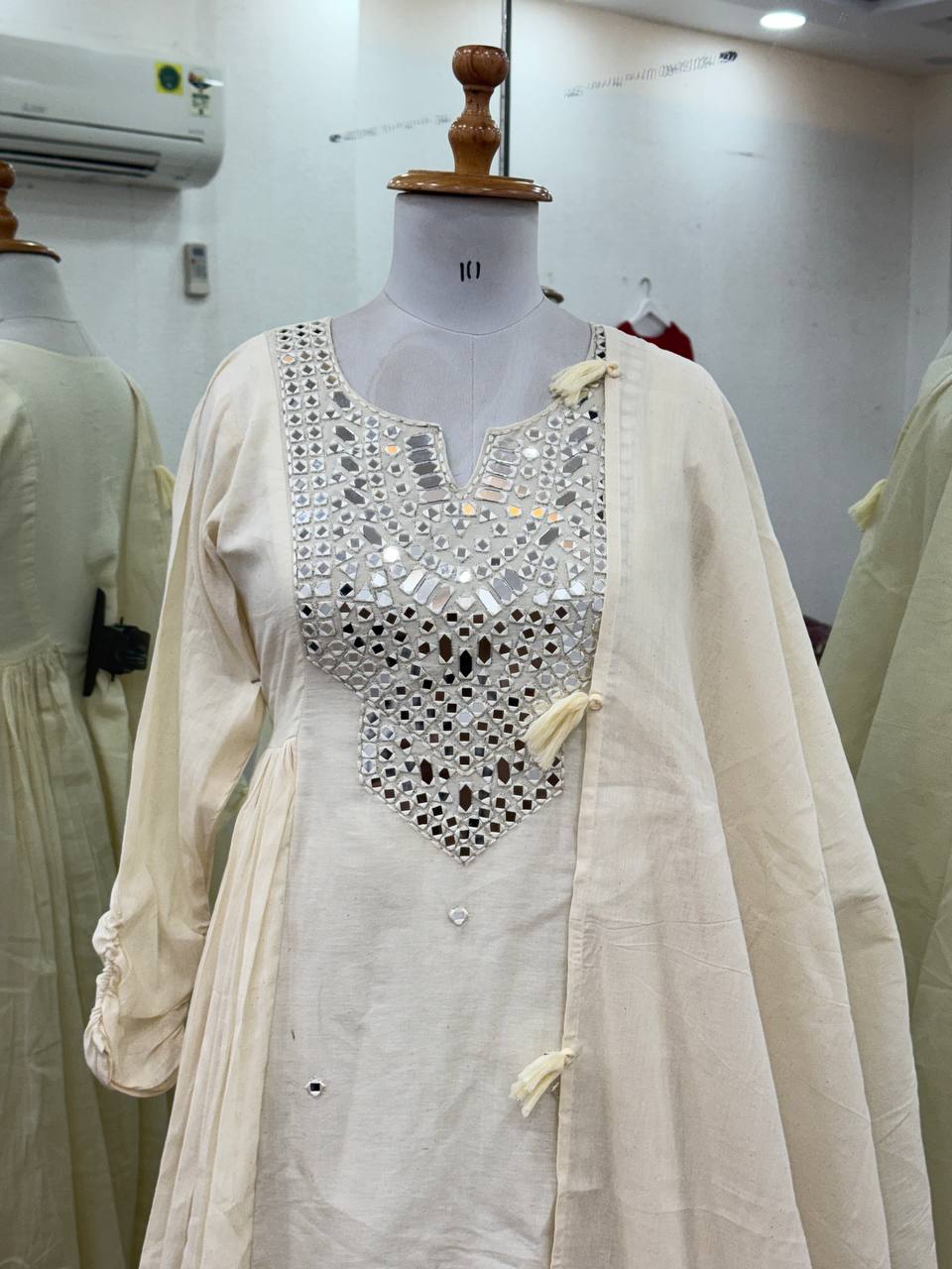 Timeless white shade for a royal and graceful appeal Wear