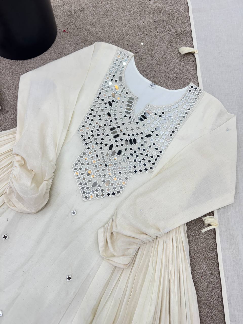 Timeless white shade for a royal and graceful appeal Wear