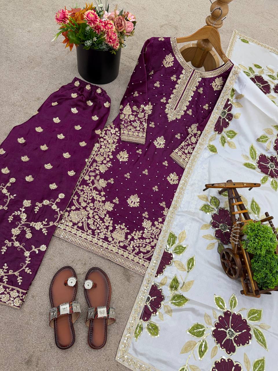 Signature Black Classic Kurta Set for Festive Occasions