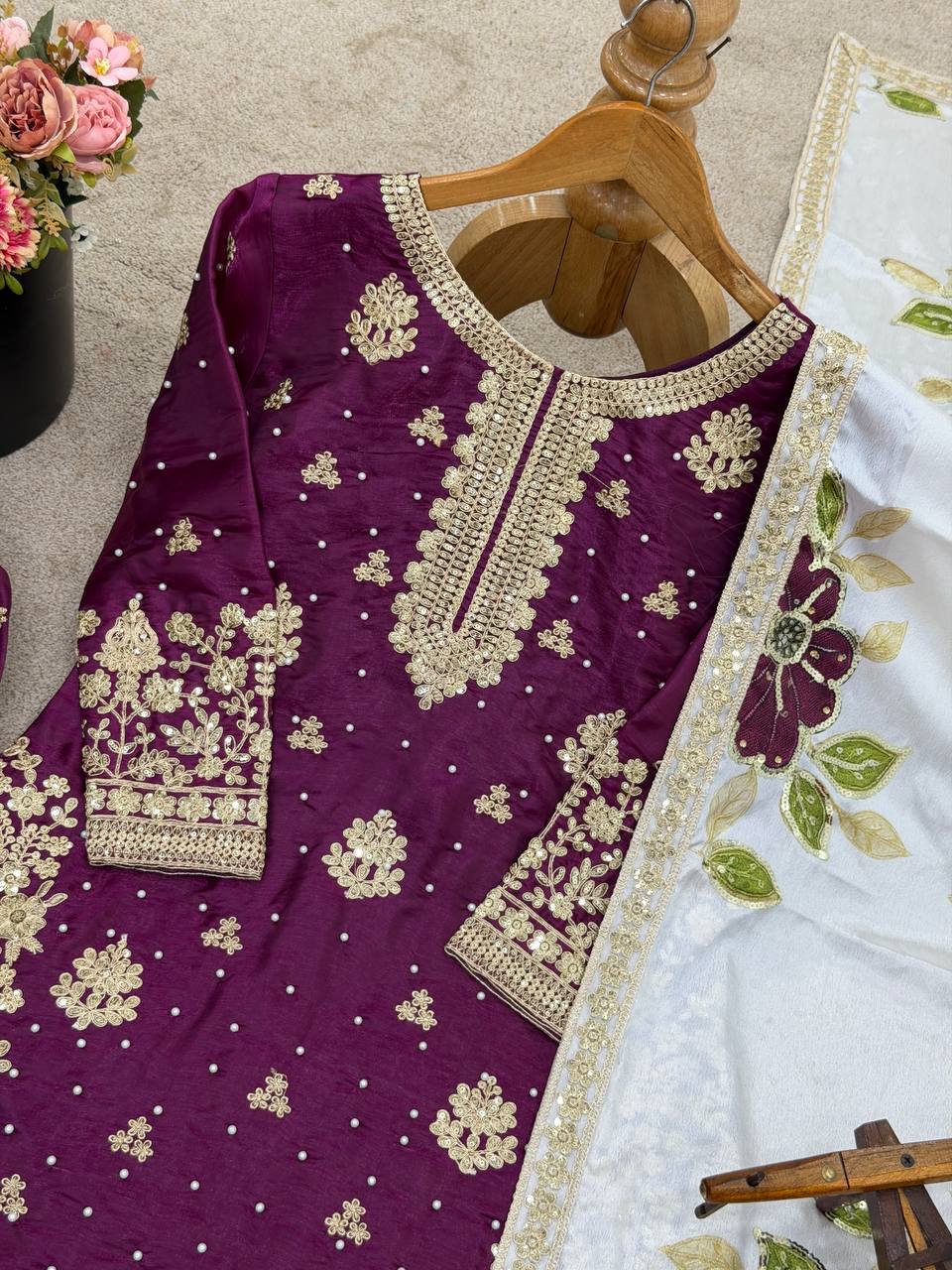 Signature Black Classic Kurta Set for Festive Occasions