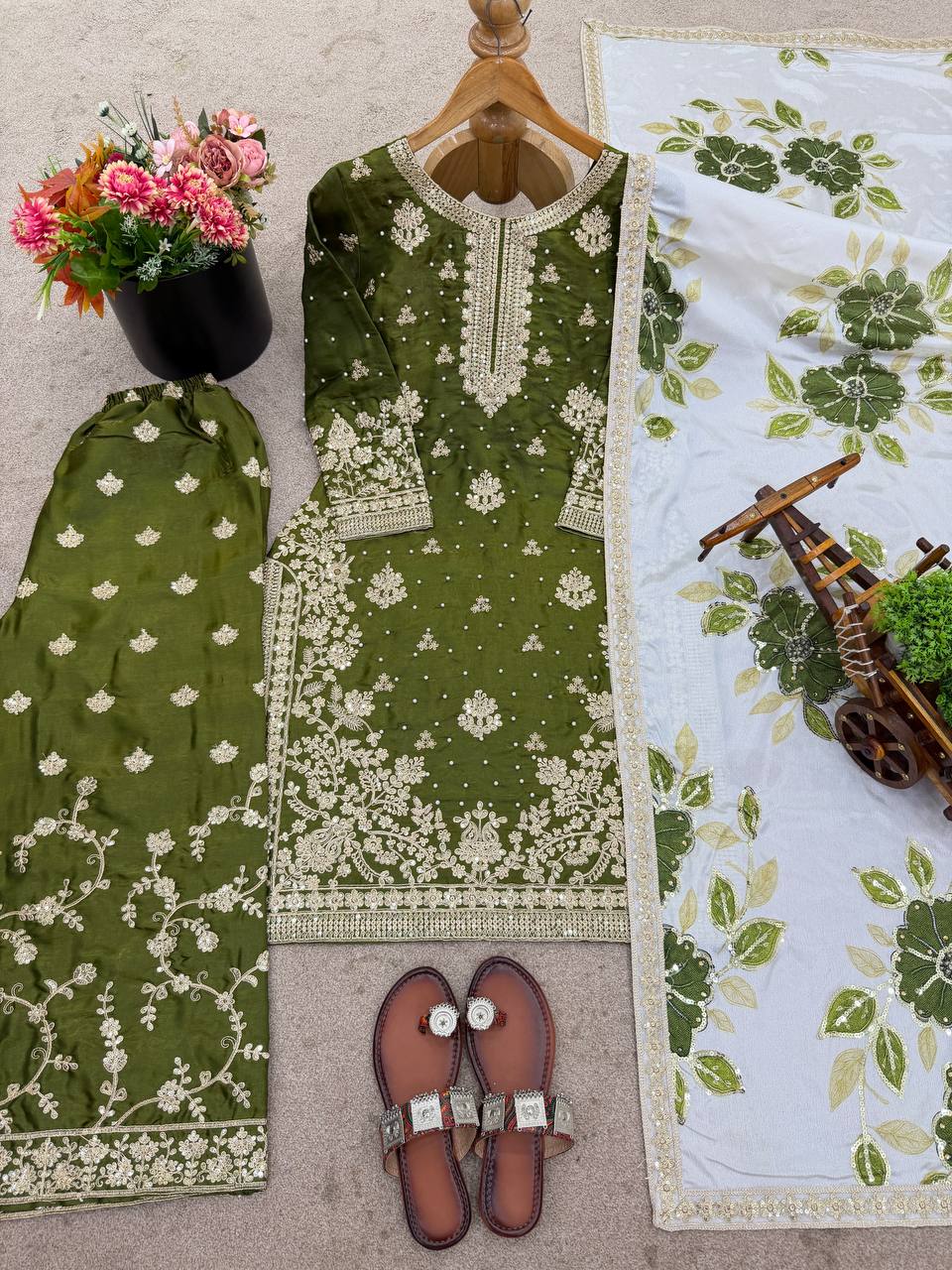 Signature Black Classic Kurta Set for Festive Occasions