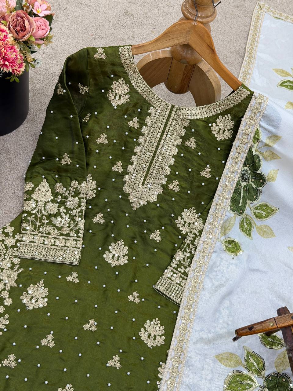 Signature Black Classic Kurta Set for Festive Occasions