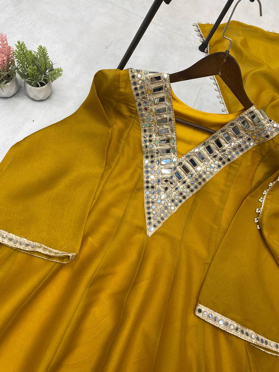 Wedding Special Rani Pink Embellished Plazzo Set For Women