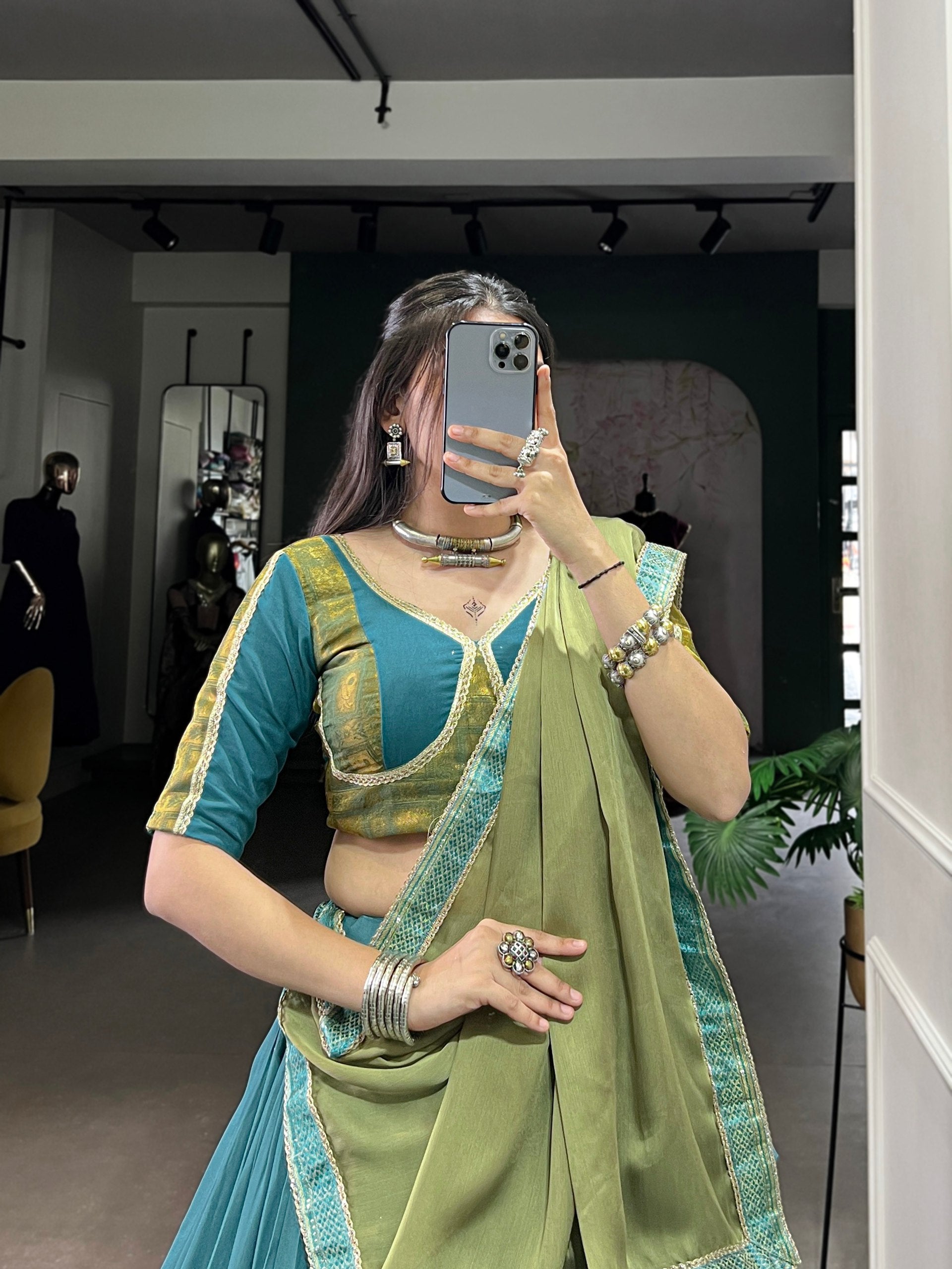 Gujarati Style Traditional Lehenga Choli For Women