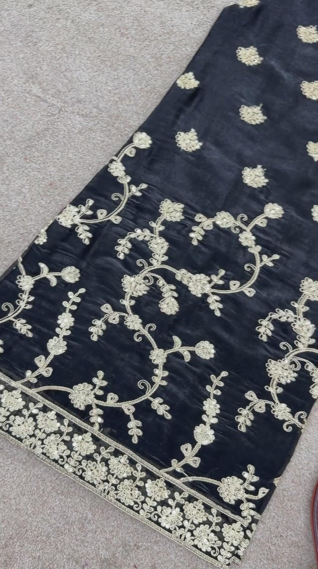 Signature Black Classic Kurta Set for Festive Occasions