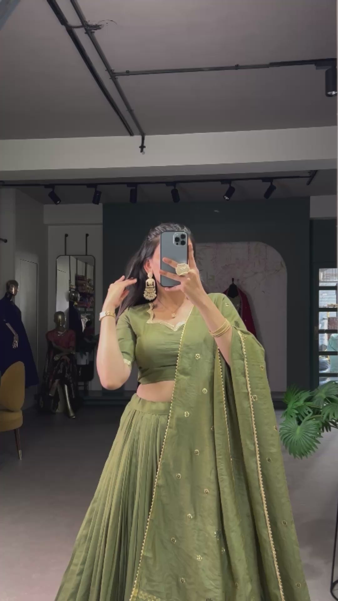 Twirl in Tradition Modern Lavender Lehenga Look with Zari Weaving work