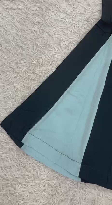 Fancy Design Black Embroidered Navratri Co-ord Set with Mirror Work For Festive Wear