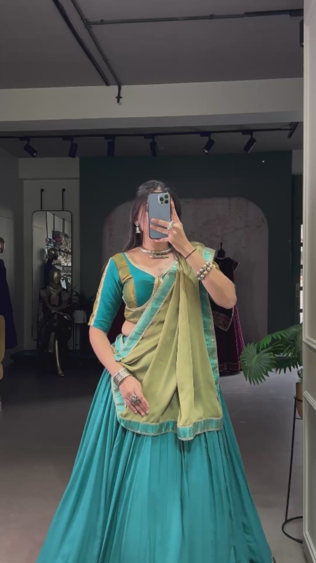 Gujarati Style Traditional Lehenga Choli For Women