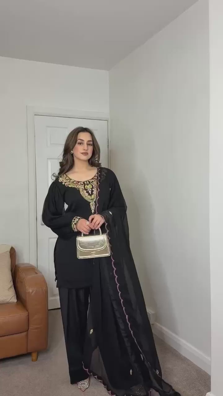 Pastel Perfection Mint Green Kurta Set with Dupatta For Women