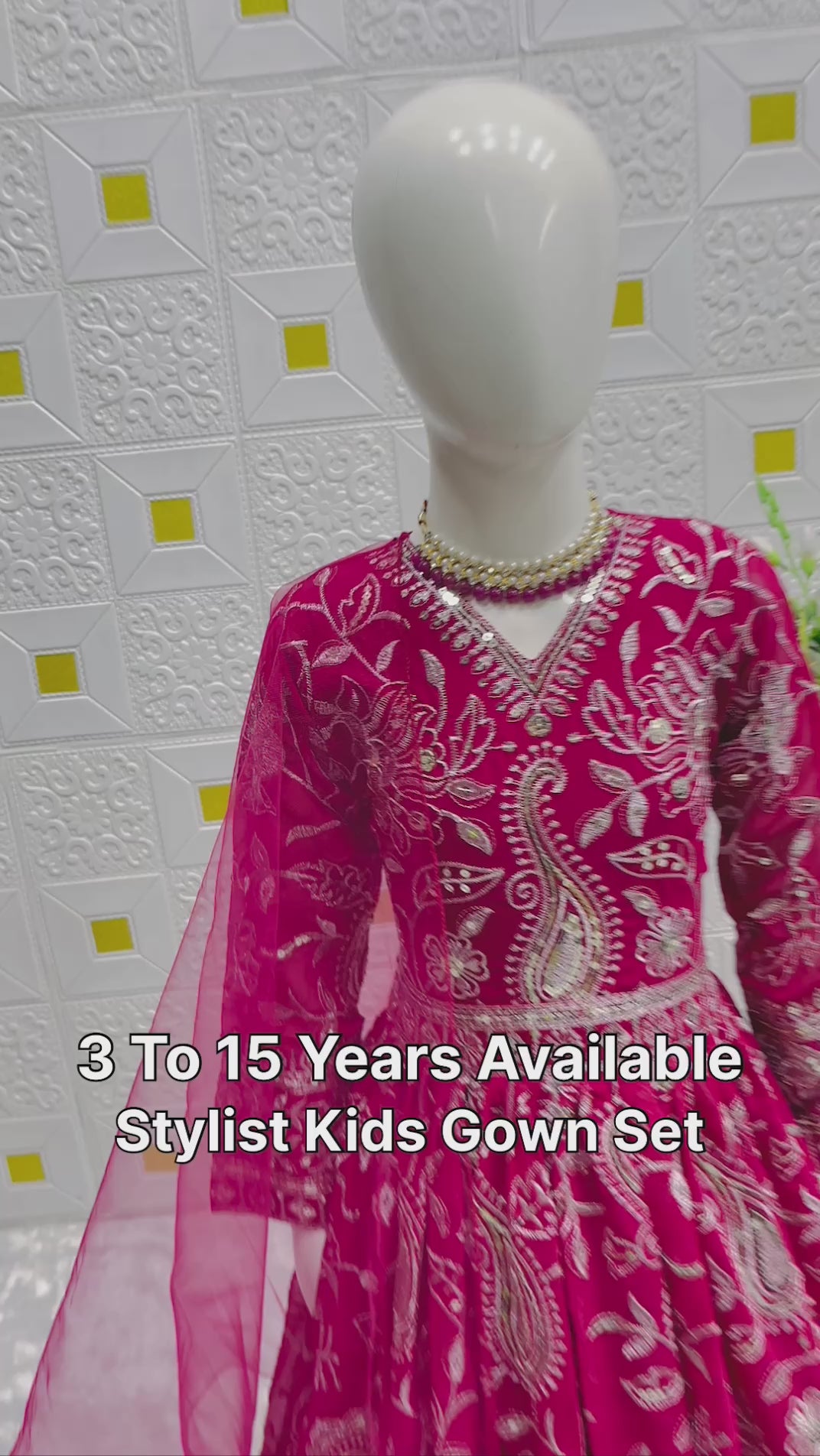 Majestic Heavy Festive Wear Pink Gown